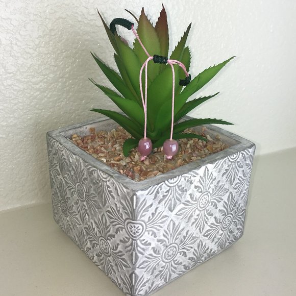 Handmade Chinese Knotting Bracelet W/ Glass Beads - Picture 4 of 8